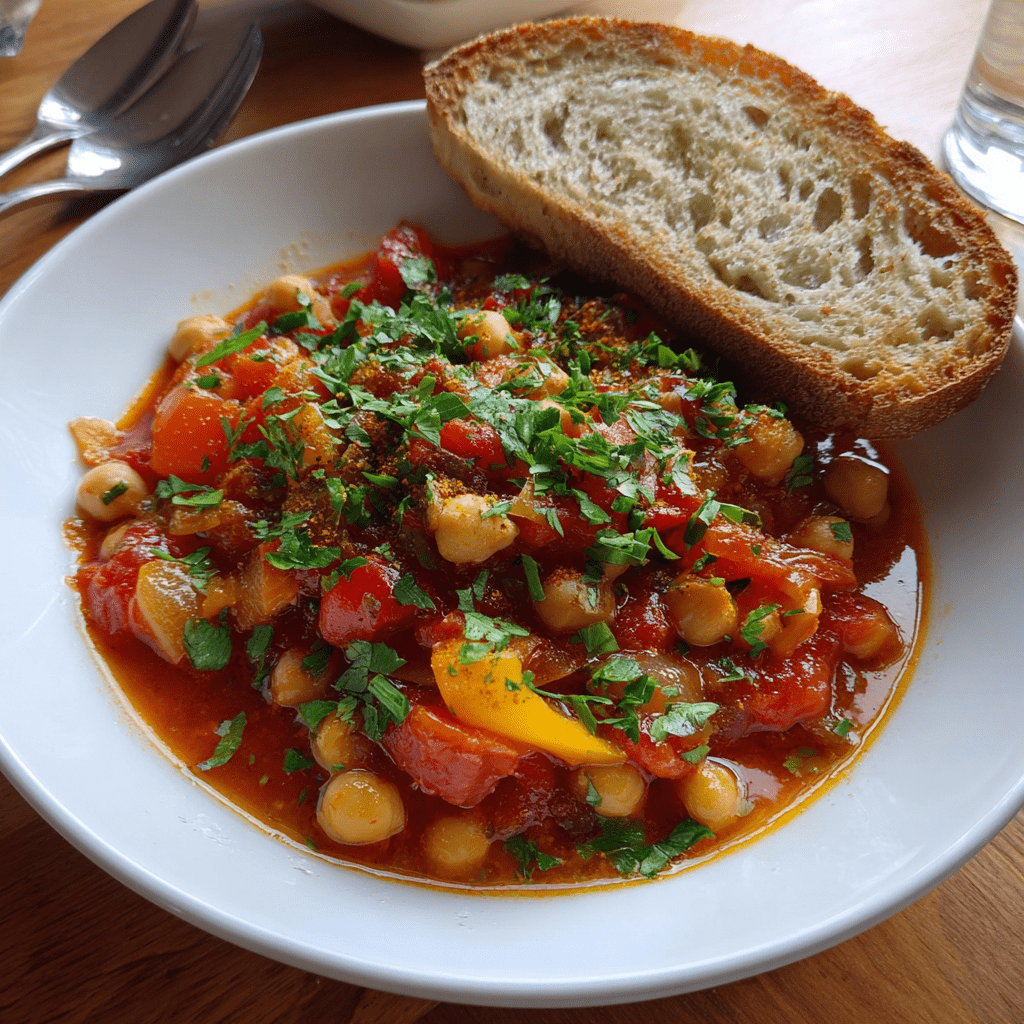 Tomato Chickpea Summer Stew